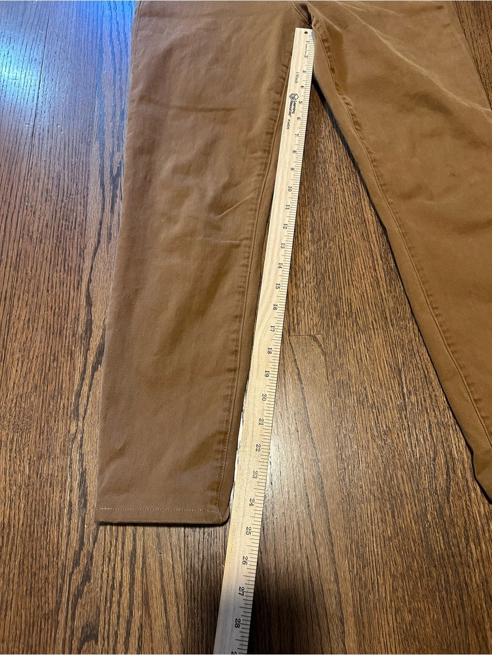Madewell 9” High Rise Skinny Skinny Jeans Camel Brown Size 29 - Picture 7 of 8